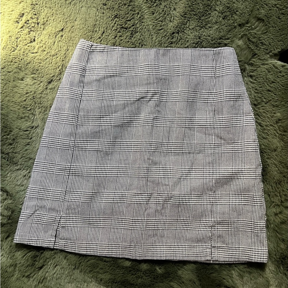 John Galt High Waisted Plaid Skirt